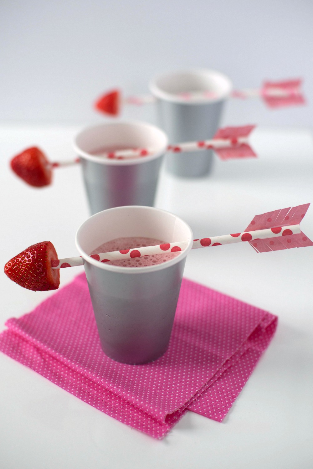 Strawberry Smoothie + Cupid Arrow recipe by Giulia Doyle for Classic Play