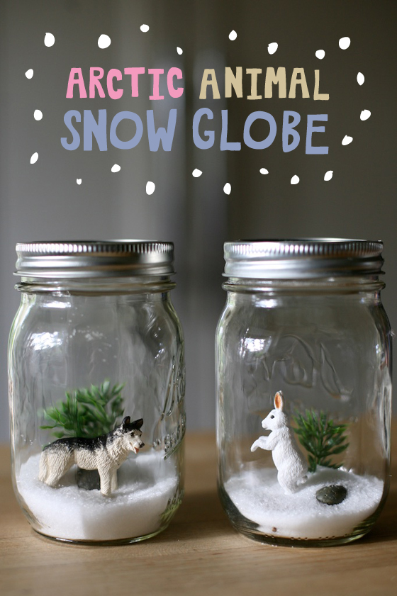 arctic winter snow globe science craft