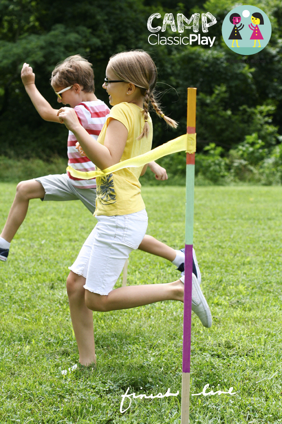 camp classic play - make your own finish line