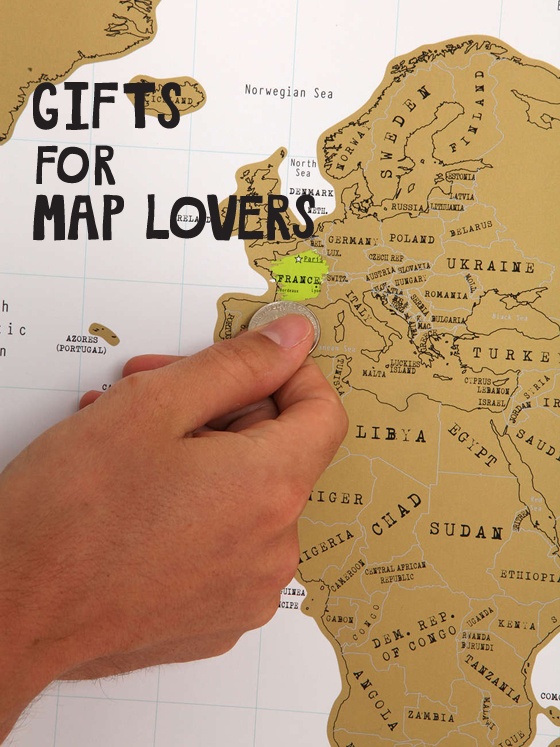 gifts for map lovers