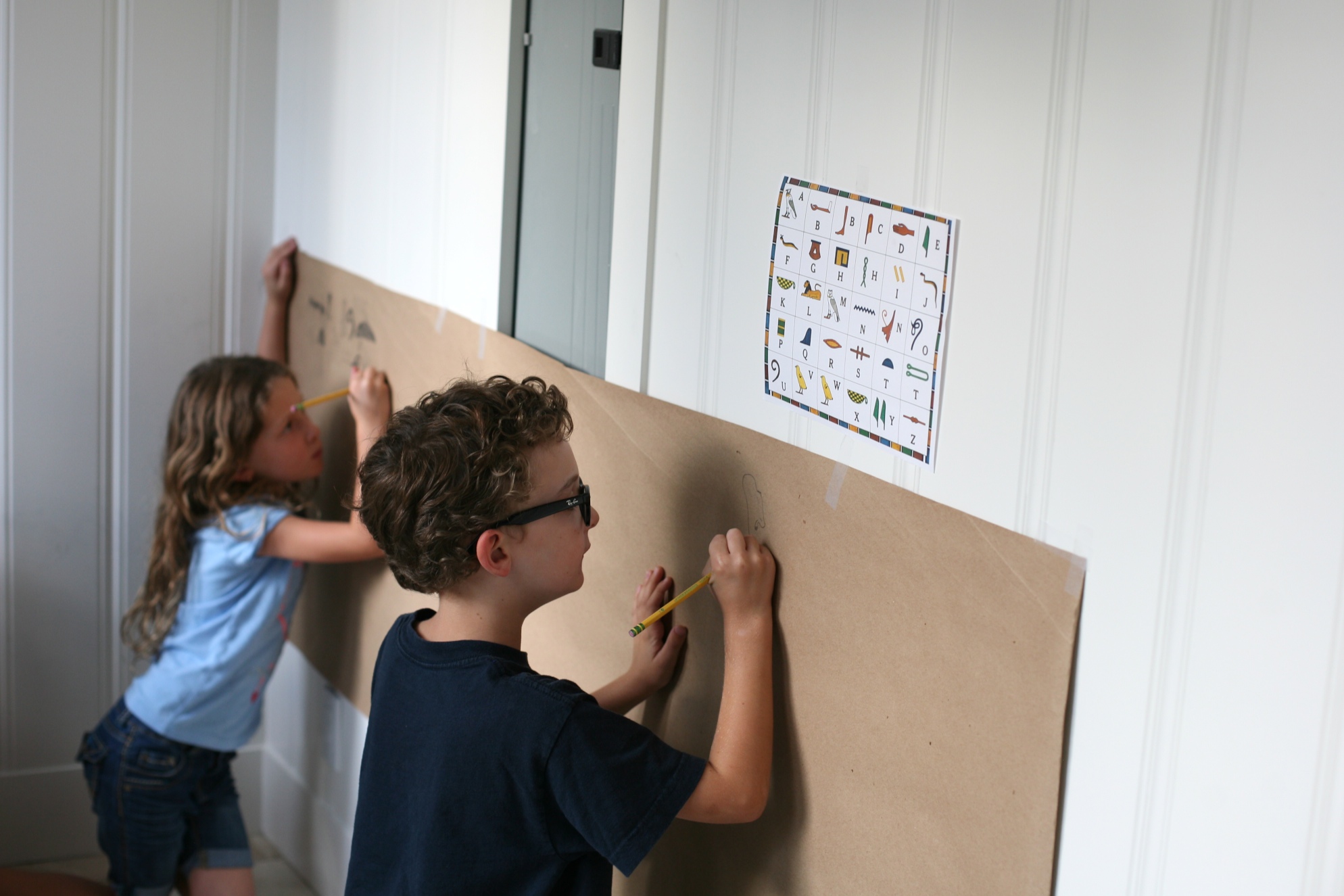 hieroglyph activity for kids - great lesson