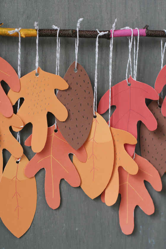 free printable leaves from classic play