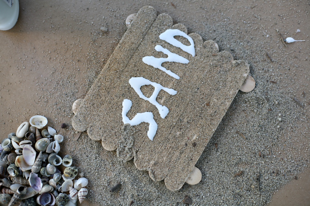 sand art project by Deborah Harju