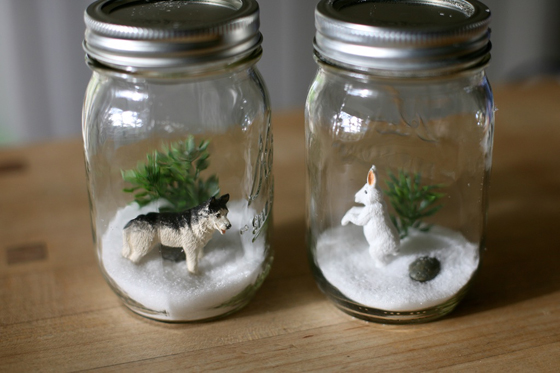 arctic animal snow globe science lesson